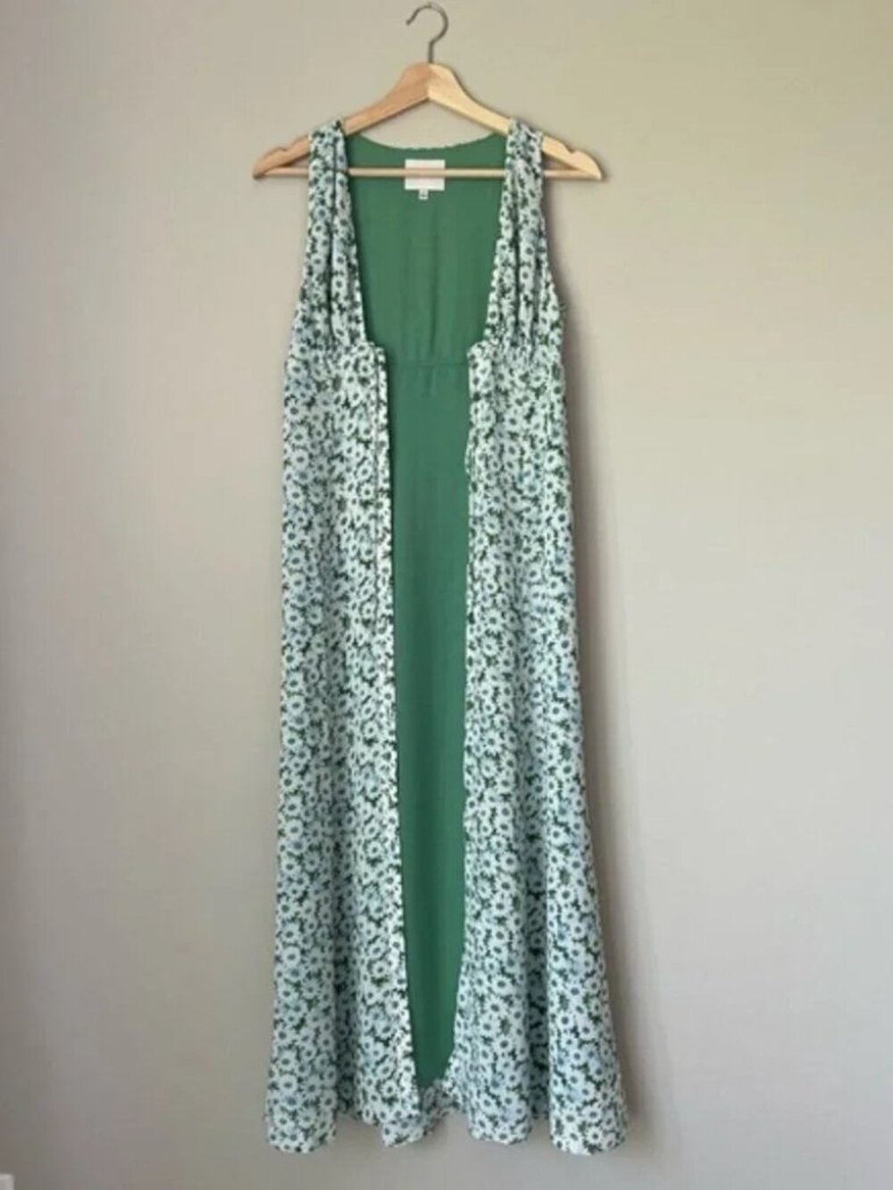 Reformation Ceara Midi Dress – Daisy Meadow Green Floral | Size 0 - Picture 11 of 13